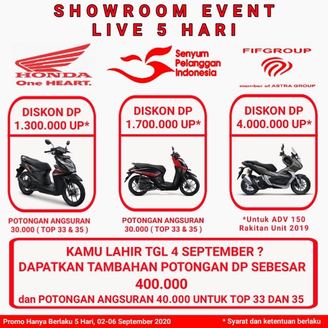 SHOWROOM EVENT LIVE 5 HARI