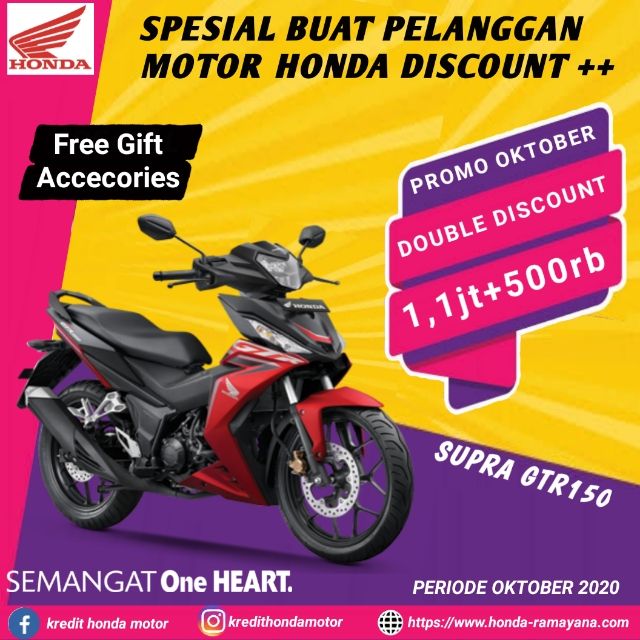 SPESIAL BUAT PELANGGAN MOTOR HONDA DISCOUNT ++