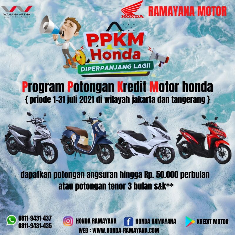 Program Seru Motor Honda Selama PPKM