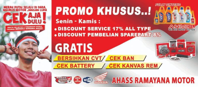 Penawaran Spesial ,PROMO KHUSUS..! SENIN - KAMIS