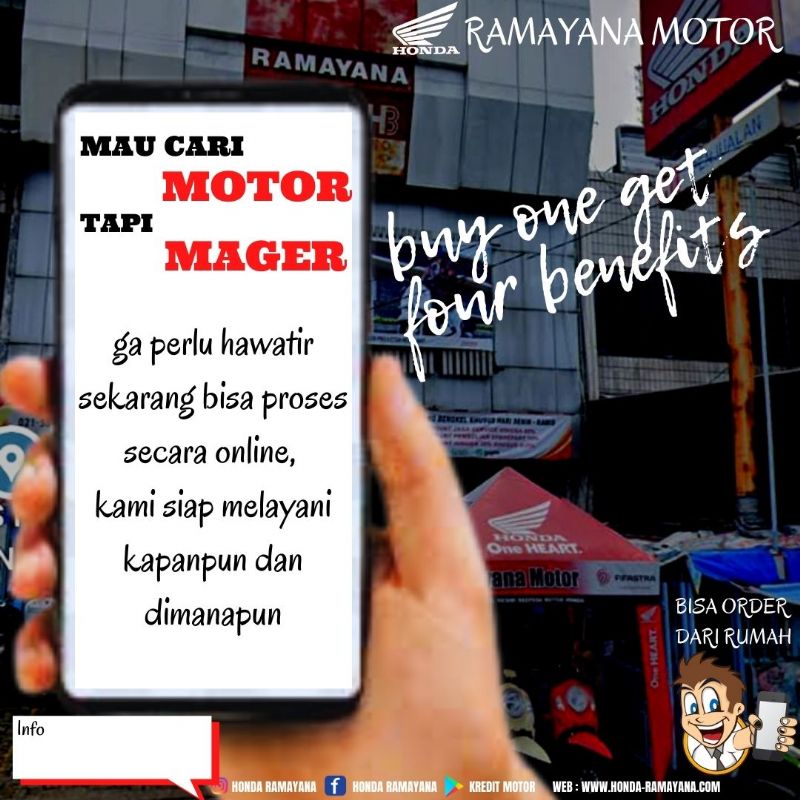 Dapatkan Harga Terbaik casback hingga jutaan rupiah dari setiap pembelian Varian Motor Honda