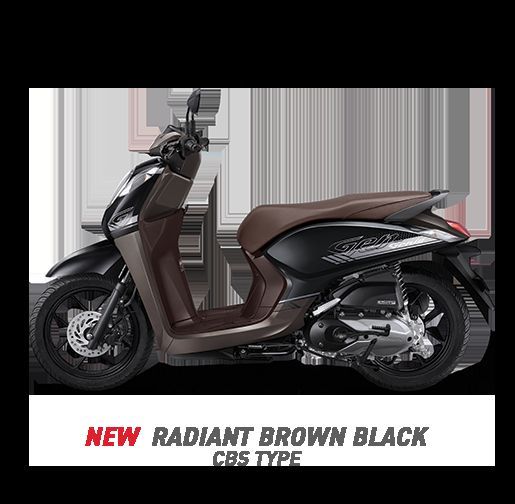 Honda Genio CBS - RADIANT BROWN BLACK