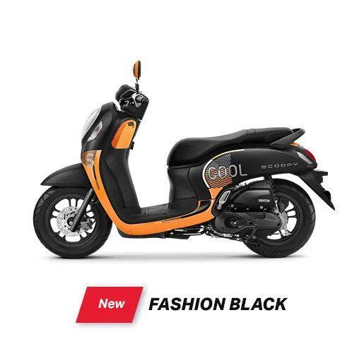 Scoopy Fashion / Sporty - Hitam Orange