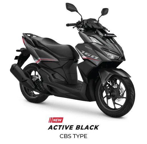 New Honda Vario 160 CBS - Active Black